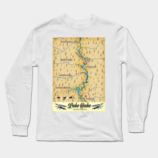 Lake Oahe South Dakota Long Sleeve T-Shirt